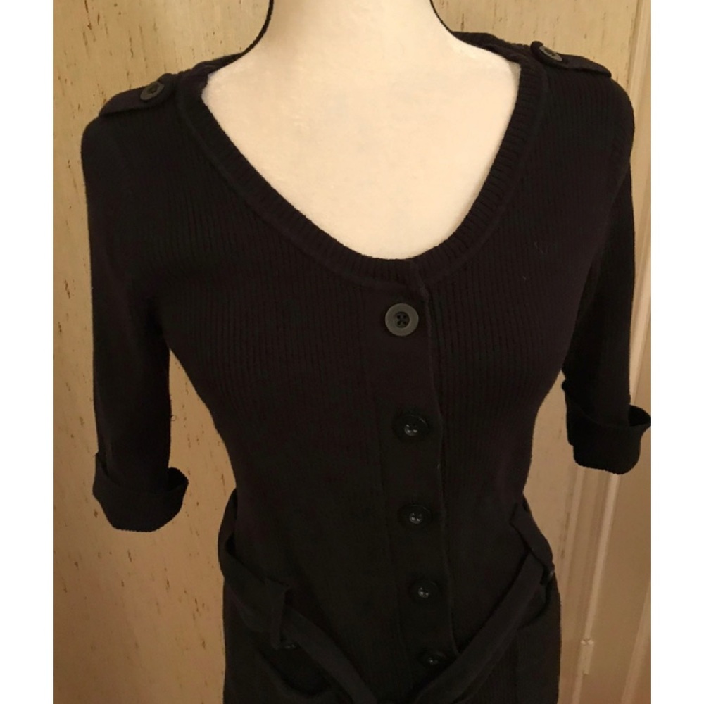 Moda International Belted Button Down Sweater. - image 2